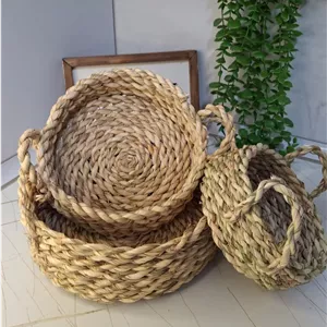 سبد حصیری 3تایی (باهم)