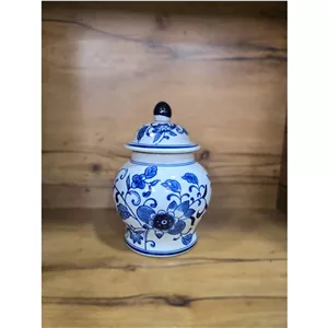 کندی باکس قلم آبی وارداتی گل درشت 24 cm(پس کرایه تیپاکس)