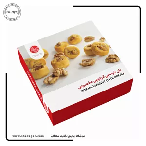 نان خرمایی فانتزی گردویی شکرریز