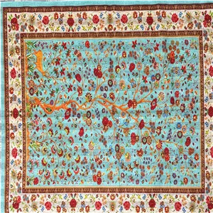 زیرسفره ای پارچه ای ابریشمی