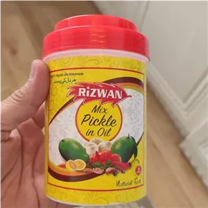 ترشی رضوان ساده و مخلوط (میکس) روغنی 400 گرمی پاکستانی محصول کشور پاکستان