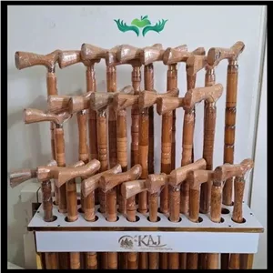 عصا چوب راش خراطی شده 