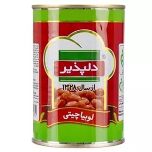 کنسرو لوبیا چیتی دلپذیر گرم