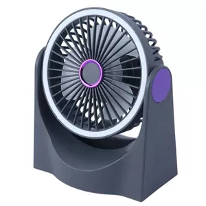 پنکه شارژی multi fan مدل رینگ لایت دار ظرفیت 1800 میلی آمپر ساعت