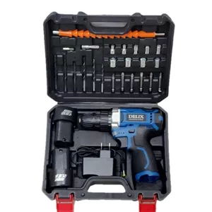 مجموعه 47 عددی دریل پیچ گوشتی شارژی دلیکس مدل BSH18V