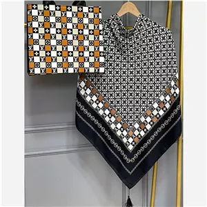 ست کیف و روسری نخی زنانه روسری در سه رنگ موجود طرح ال وی استایلیش T4
