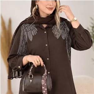 شومیز مجلسی نگین دار 