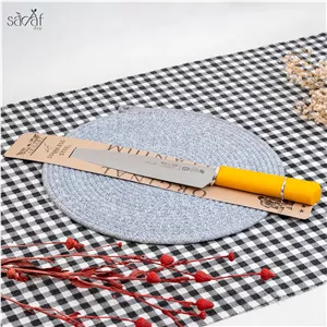 کارد آشپزخانه دسته پلاستیکی اکبری زنجان (یک عددی)