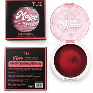 رژگونه جادویی TUZ بافت سبک و طبیعی قابل استفاده به عنوان رژگونه، رژ لب و سایه