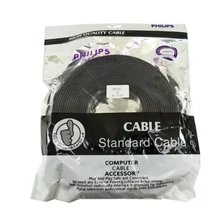 کابل HDMI ضخیم فلت 1080 PHILIPS به طول 15 متر کد 2612
