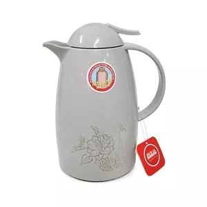 فلاسک نیم لیتری شیشه صورتی رمانتیک هوم گرم نگهدارنده تا 12 ساعت