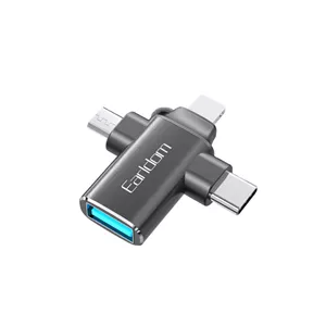 مبدل USB OTG به microUSBلایتنینگUSB-C ارلدام مدل ET-OT80