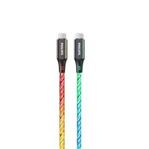 کابل USB-C فیلیپس مدل DLC5140C طول 1.2 متر