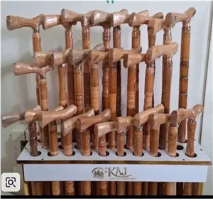 عصا چوب راش خراطی شده