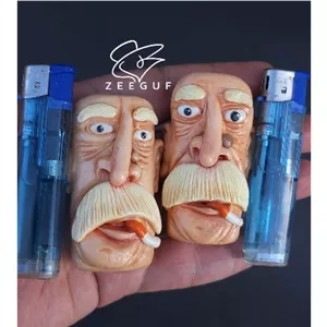 فندک فانتزی پیرمرد سیگاری برند زیگاف Zeeguf 