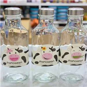 بطری شیر طرح گاو