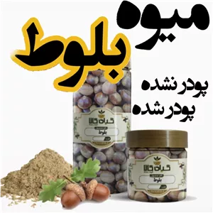 میوه بلوط خشک یا پودری بسته بندی  سورت شده و شستشو شده با دستگاه های تمام اتوماتیک  گیاه کالا 