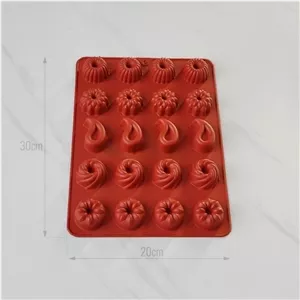 قالب سیلیکونی حلوا و دسر شیفوندار