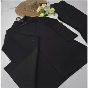مانتو عروسکی کوتاه مدل رها پارچه مازراتی کمردار سایز فری تا 46