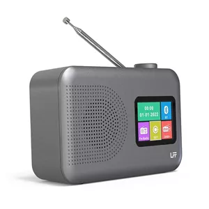 رادیو دیجیتال DAB+ FM حافظه مورد علاقه آنتن تلسکوپی پشتیبانی از عملکردهای بلوتوث برندLFF
