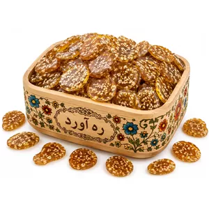 پولکی کنجدی 200 گرمی رَه آورد ترد وخوشمزه