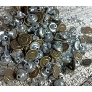دکمه لی سایز15 رنگ زردقلم دور نوشته ثابت بسته 100 تایی
