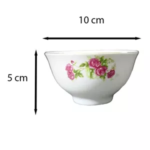 پیاله گلسرخی تقدیس لب طلا