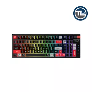 کیبورد بیسیم گیمینگ فنتک مدل ATOM PRO97 MK918 Black
