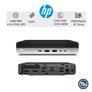 مینی پی سی HP EliteDesk 705 G4 (AMD-RYZEN-5-PRO-2400G)