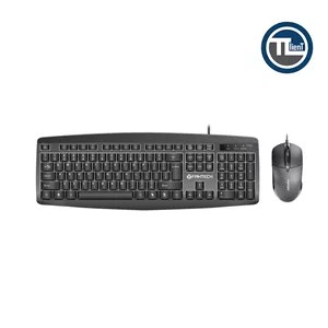 کیبورد سیمی فنتک Combo KM100 2IN1 Black