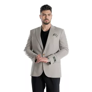 کت تک مردانه مدل فاستونی جودون کد 4-2 رنگ کرم
