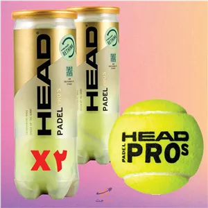 توپ پدل هد - شامل دو پک سه عددی توپ پدل Head Padel Balls, Yellow, 575713 هد پدل پرو اس