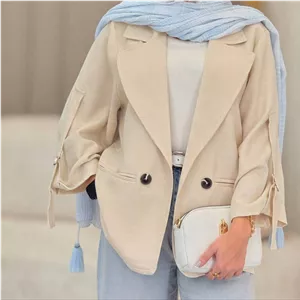  مانتو کتی استین سگک دیبا