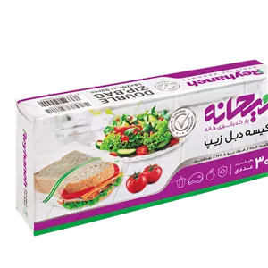 کیسه دبل زیپ 30 عددی