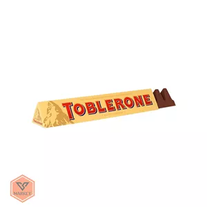شکلات شیری تابلرون (Toblerone) با عسل و نوقای بادام - اورجینال سوئیس (طرح کلاسیک)