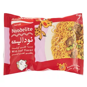 نودل با طعم گوشت آماده لذیذ - 75 گرم