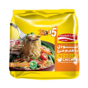 نودل مرغ آماده لذیذ - 375 گرم بسته 5 عددی