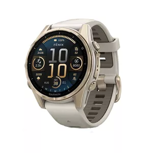 ساعت هوشمند 43 میلیمتری گارمین مدل Fenix 8 Amoled با بند سیلیکونی