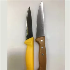 کارد بیخصی دسته چوبی بلند پناهنده 