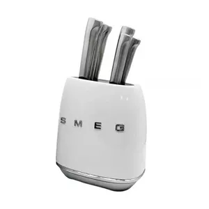 سرویس چاقو 7 پارچه اسمگ مدل SMEG KBSF01WH