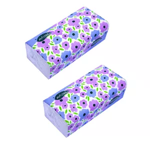 دستمال کاغذی 250 برگ فول تایم مدل دولایه اقتصادی کد M38 بسته 2 عددی