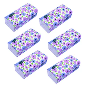 دستمال کاغذی 250 برگ فول تایم مدل دولایه اقتصادی کد M114 بسته 6 عددی