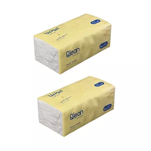 دستمال کاغذی 250 برگ کیولین مدل ساده بسته 2 عددی