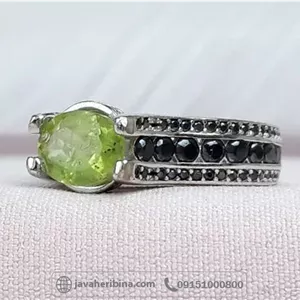 انگشتر زبرجد نقره زنانه کد35111 