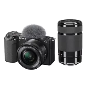 دوربین بدون آینه سونی Sony ZV-E10 with 16-50 and 55-210mm Lenses Kit