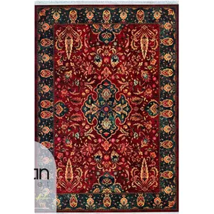 فرش 1200شانه کلاریس طرح عقیق کد Q05305 لاکی(پسکرایه)