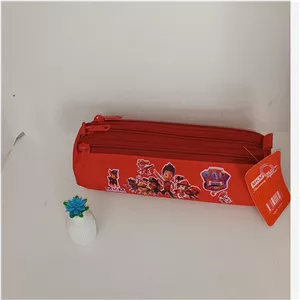 جامدادی سه زیپ پارچه ای جادار مدل استوانه ای