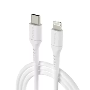 کابل شارژ و انتقال دیتا 3 آمپر گواهی MFI به طول 1 متر Lightning To USB-C از برند Hadron HTC-C-L01