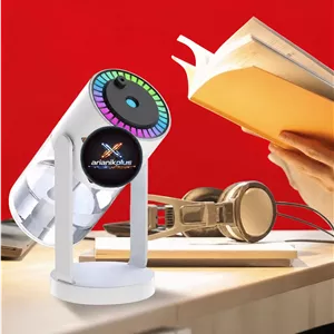 دستگاه بخور سرد رومیزی لیزردار280 میلی لیتر مدل XY-085 رطوبت ساز USB با نور LED و مخزن