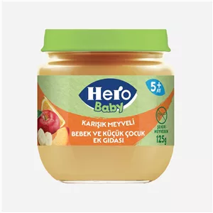 پوره میوه هیرو بیبی (Hero Baby) ترکیب میکس میوهها